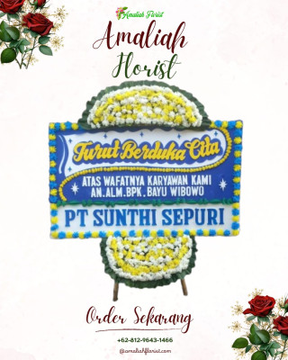 Papan Bunga Duka di Aradide
