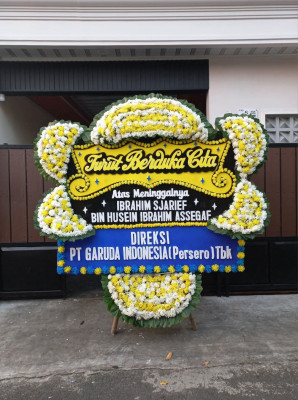 Papan Bunga Duka di Aradide