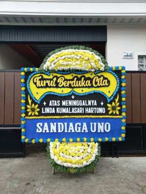 Papan Bunga Duka di Aradide